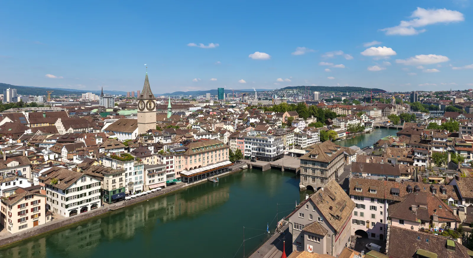 Running in Zurich, Switzerland
